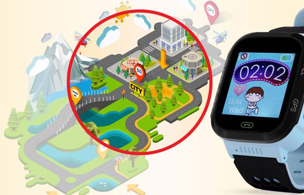 Đồng Hồ Định Vị GPS An Toàn Trẻ Em BabyKid GW500S Camera Chụp Ảnh Từ Xa 2 đồng hồ định vị trẻ em baby kid gw500s
