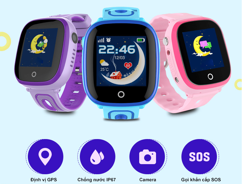 Đồng hồ điện thoại trẻ em chính hãng