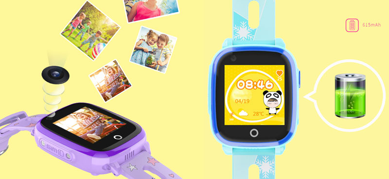 Đồng hồ thông minh định vị trẻ em có camera chụp ảnh GW600S