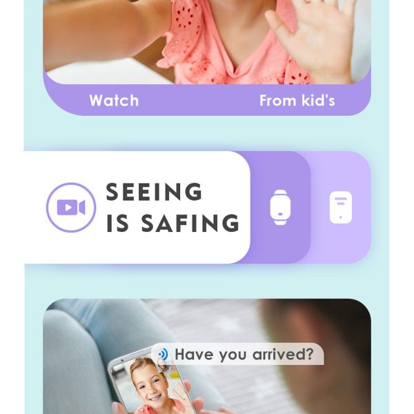 Đồng Hồ Định Vị Trẻ Em BabyKid GW900P Chống Nước IP67 Gọi Video Call 4G Siêu Nét như IPhone, định vị WiFi Auto - Tặng SIM 4G Data Tốc Độ Cao 2 Đồng hồ định vị trẻ em Baby Kid GW900P gọi điện Video miễn phí như IPhone