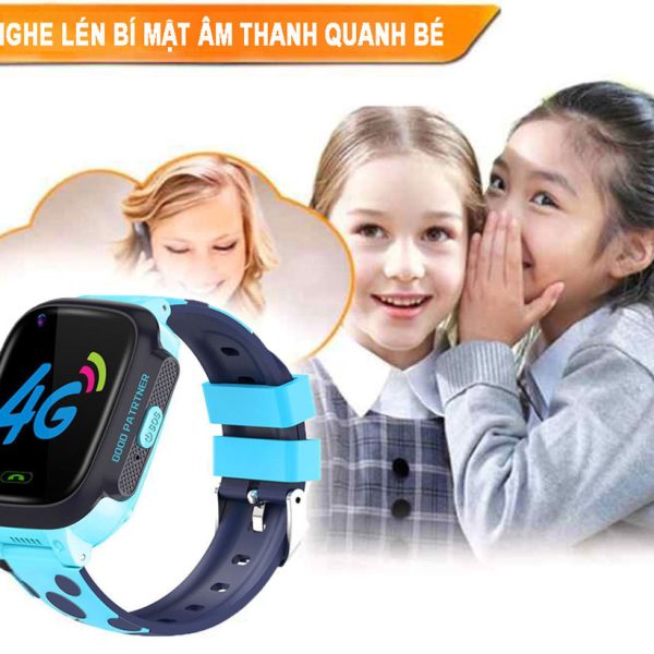 Đồng Hồ Thông Minh Định Vị Trẻ Em Gọi Video Call GW900S Chống Thấm Nước IP67, Định Vị WiFi/LBS + Tặng SIM 4G Data Tốc Độ Cao