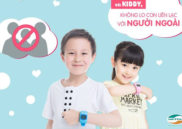 Đồng hồ định vị điện thoại trẻ em Kiddy thế hệ 2 của Viettel 3 dong ho kiddy nghe goi dien thoai