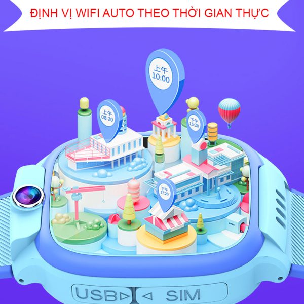 Đồng Hồ Trẻ Em Thông Minh BaByKid BBK05 Chống Nước IPX67 - Có Camera Chụp Ảnh Từ Xa - Định Vị WiFi Auto + Tặng SIM 4G Data Tốc Độ Cao 5 Đồng Hồ Trẻ Em Thông Minh BaByKid BBK05 Chống Nước IPX67 - Có Camera Chụp Ảnh Từ Xa - Định Vị WiFi Auto + Tặng SIM 4G Data Tốc Độ Cao