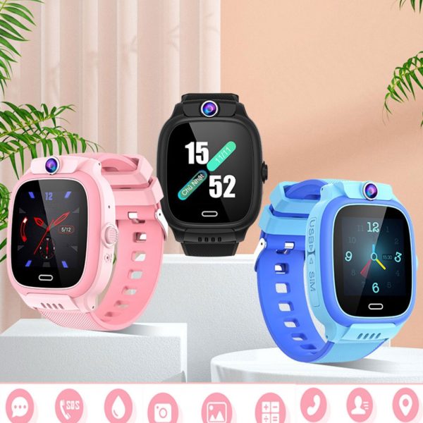 Đồng Hồ Trẻ Em Thông Minh BaByKid BBK05 Chống Nước IPX67 - Có Camera Chụp Ảnh Từ Xa - Định Vị WiFi Auto + Tặng SIM 4G Data Tốc Độ Cao