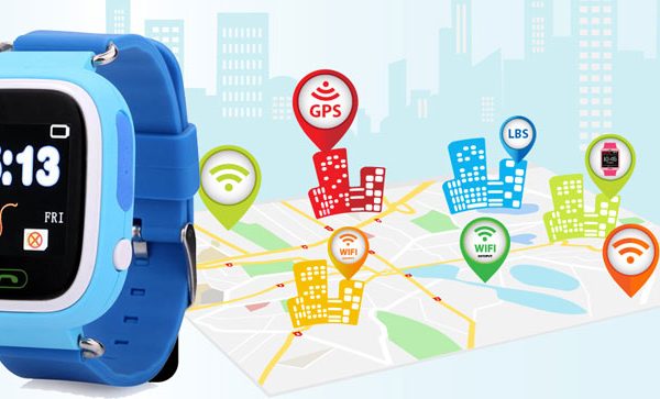 Đồng Hồ Định Vị GPS/WiFi/LBS BabyKid GW100S + Tặng Sim 4G Data Tốc Độ Cao 2 đồng hồ định vị WiFi baby kid gw100s
