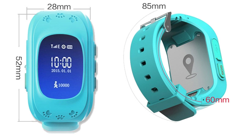 Đồng Hồ Thông Minh Định Vị Giám Sát Trẻ Em Baby Kid PT03 Plus - Tặng SIM 4G Data Tốc Độ Cao 8 đồng hồ định vị baby kid PT03 Plus màu xanh